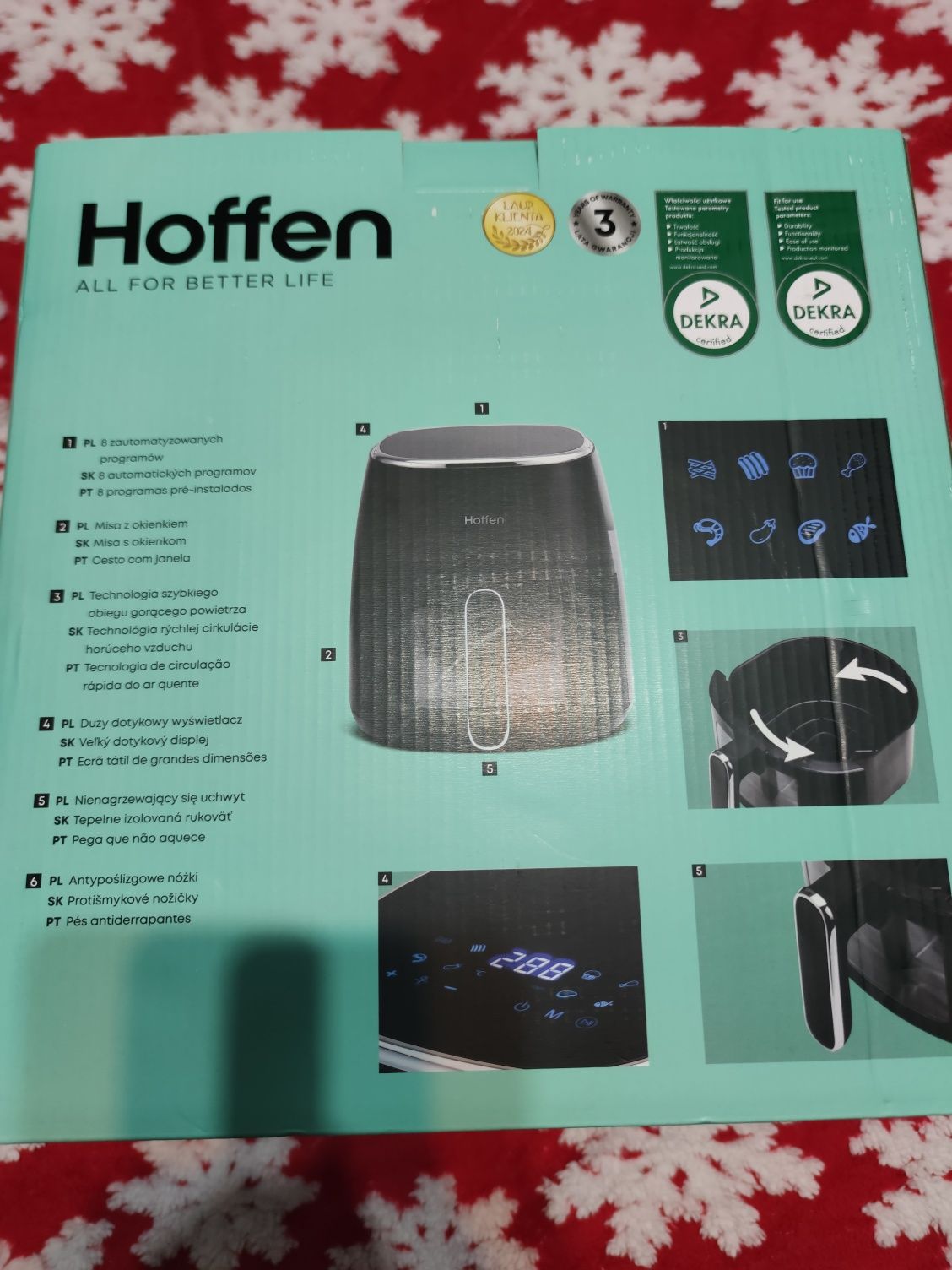 Frytkownica beztłuszczowa Hoffen 5l