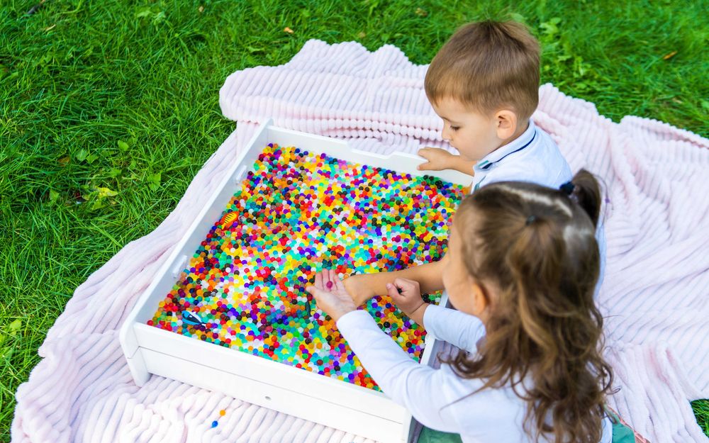 Световой планшет стол песочница Noofik овальный Вaby_ok