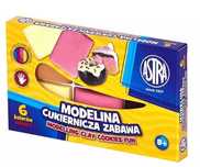 Modelina cukiernicza zabawa, 6 kolorów. Astra. Nowy Produkt