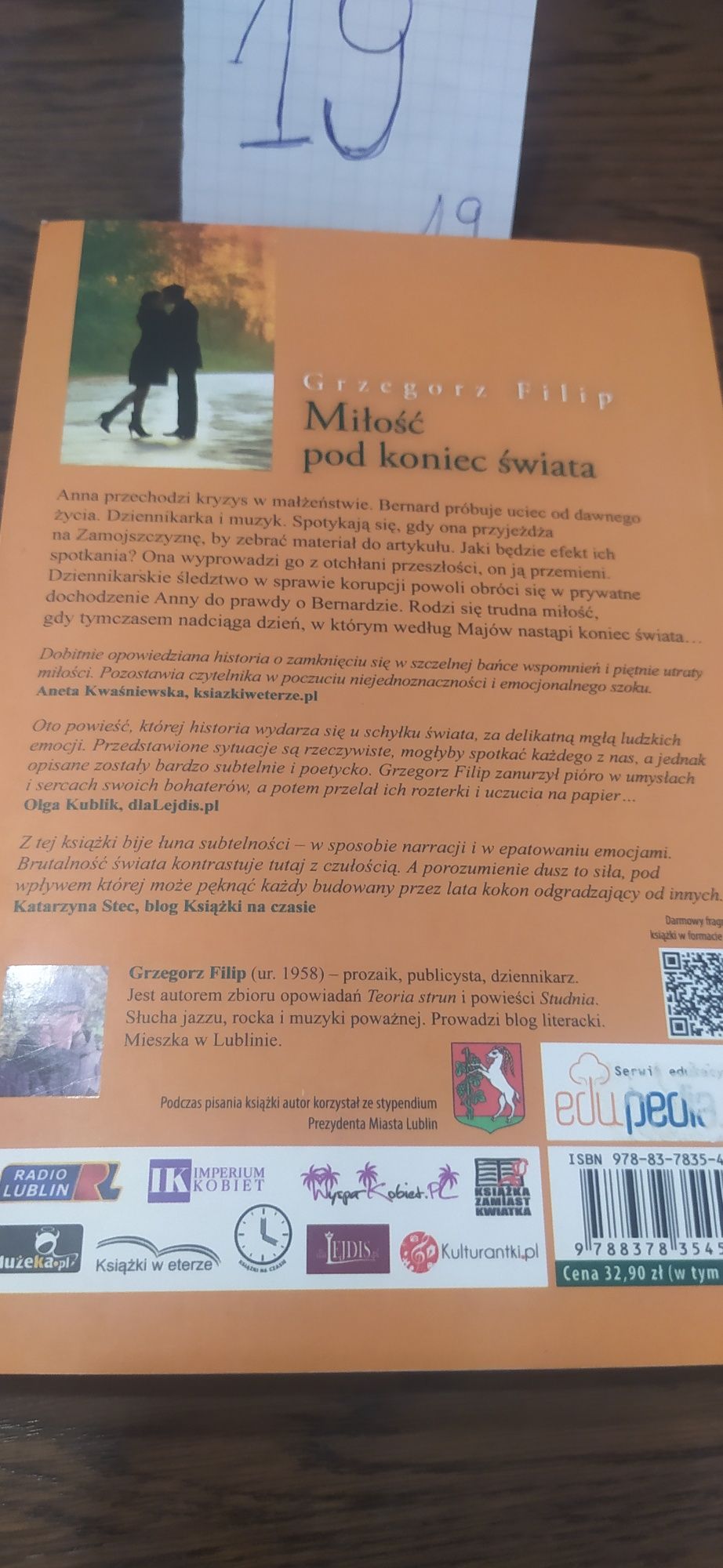 Miłość pod koniec świata Grzegorz Filip