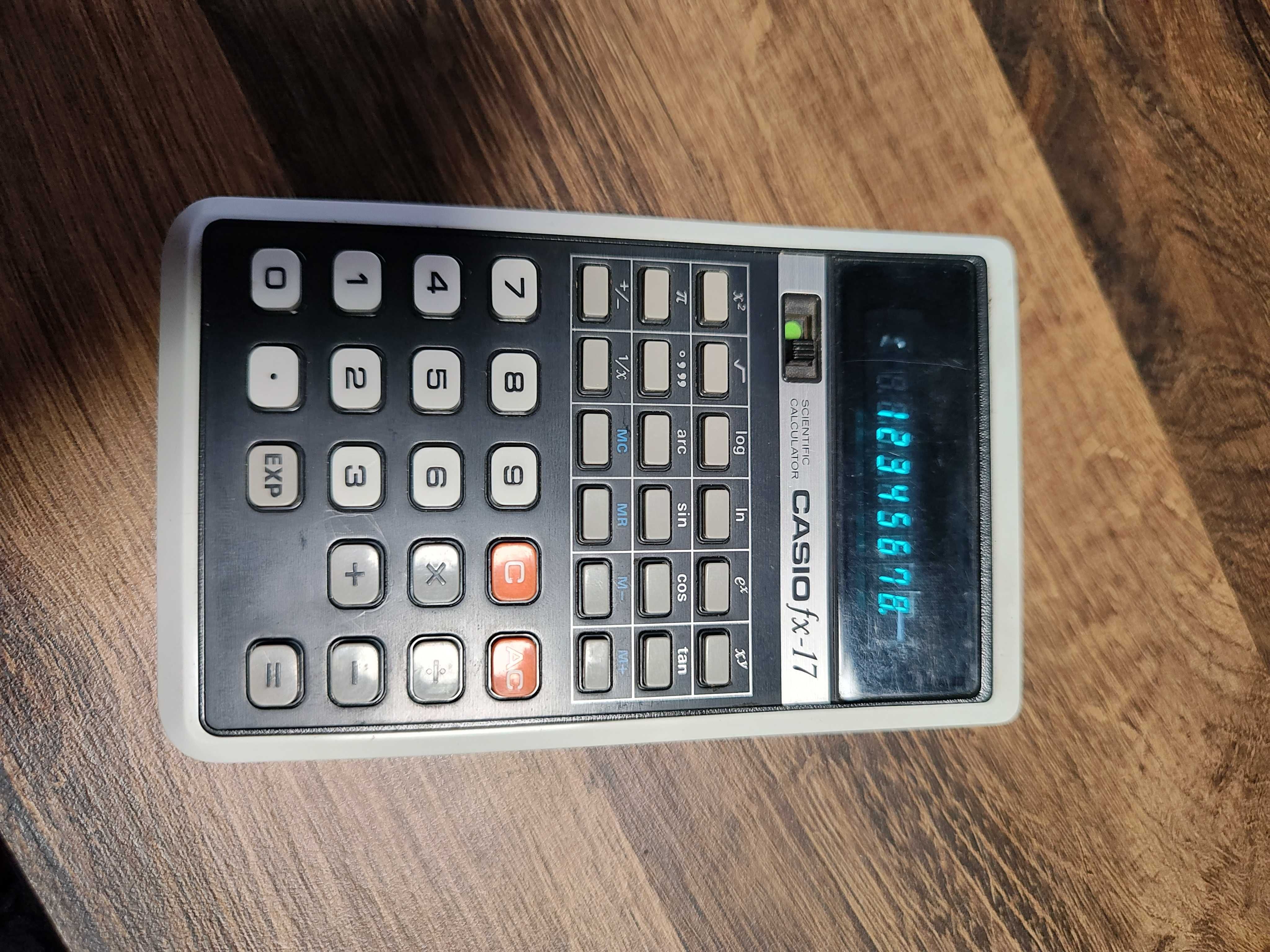 Zabytkowy kalkulator Casio FX-17 Made in Japan 1976r.