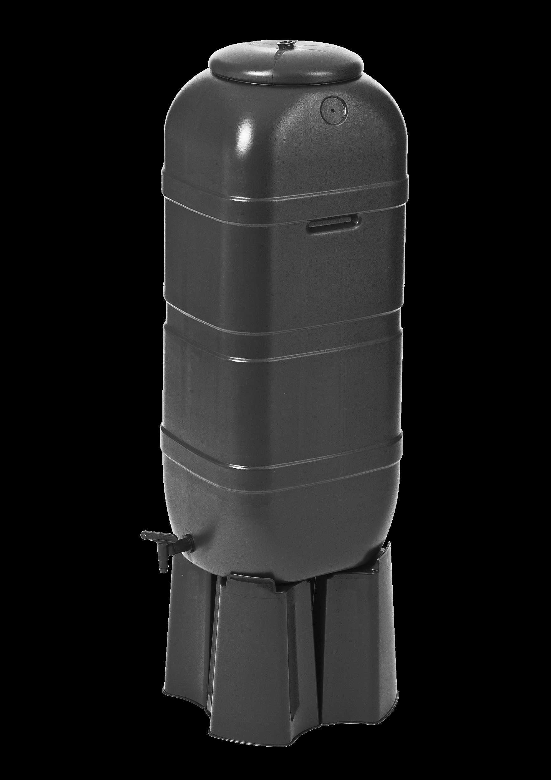 Zbiornik pojemnik na deszczówkę EKO100 ZESTAW do rynny segregacja