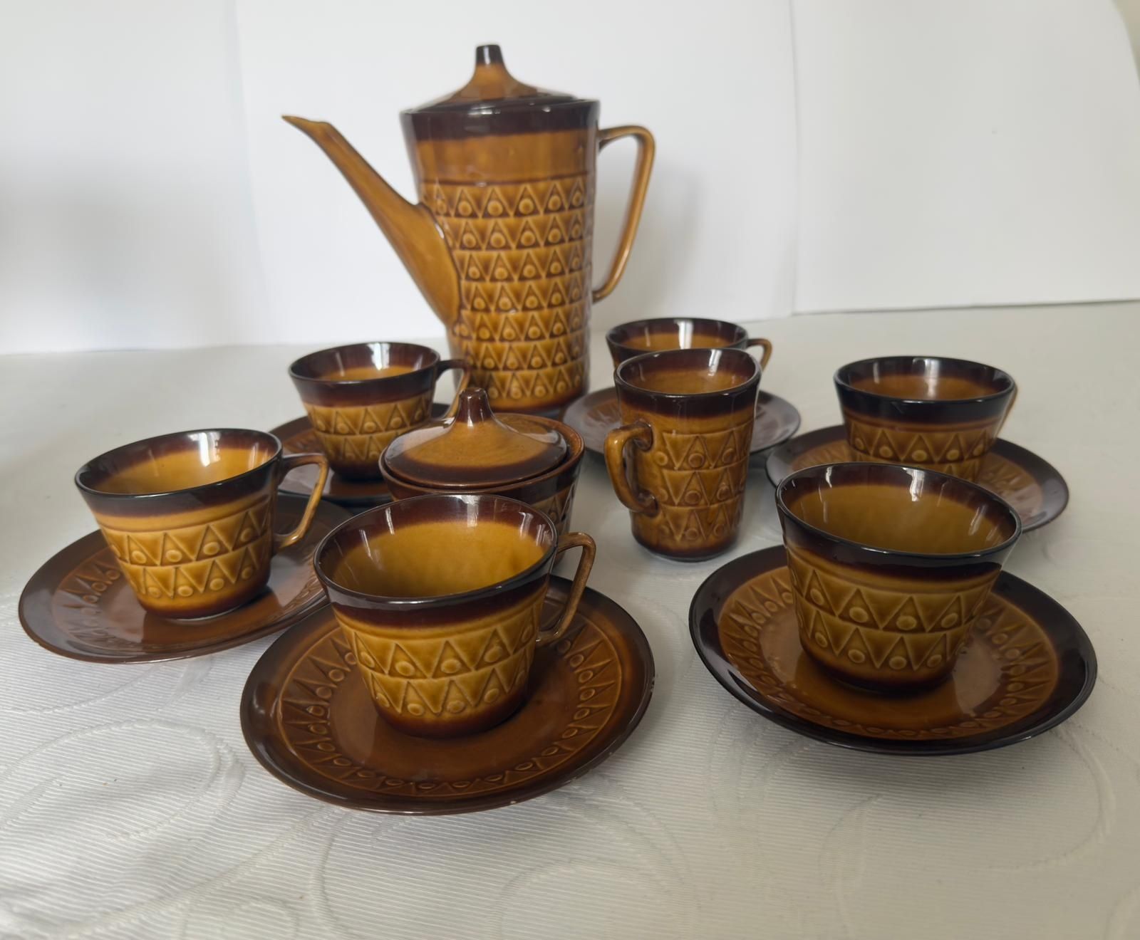 Zestaw porcelanowy vintage do kawy herbaty