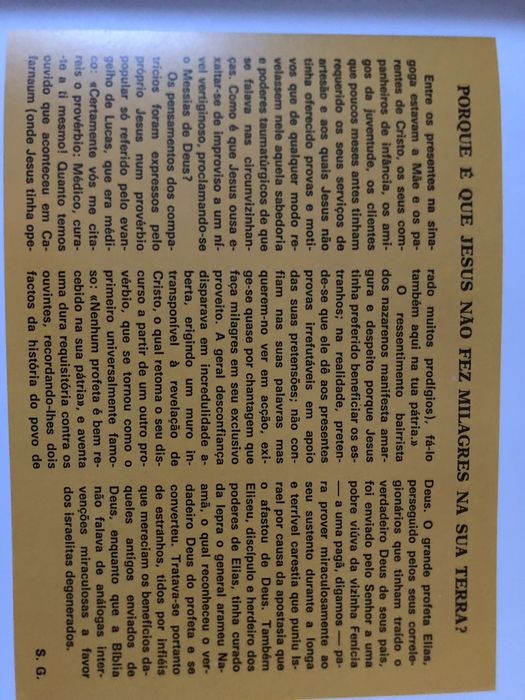 Livro “O Evangelho que não conheceis”