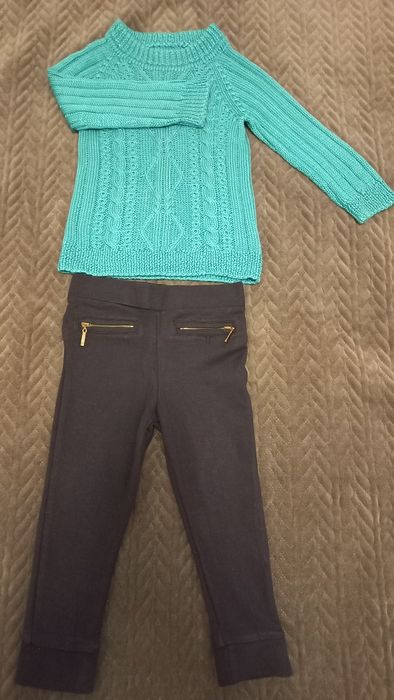 Sweterek ze spodniami  rozmiar 92