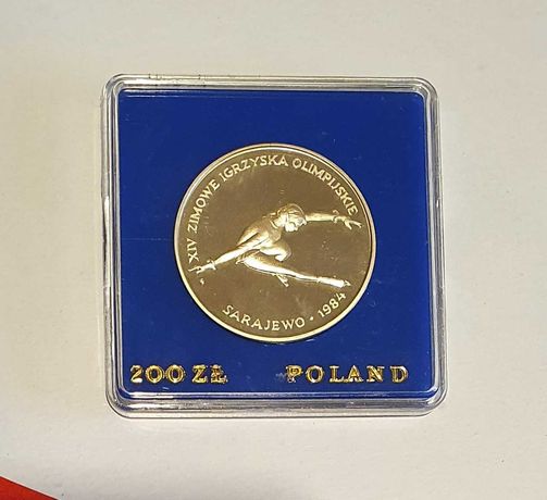 Moneta kolekcjonerska - 200 zł (1984) - Olimpiada Sarajewo