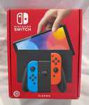 Konsola Nintendo Switch OLED / jak nowa / neon czerwono-niebieska