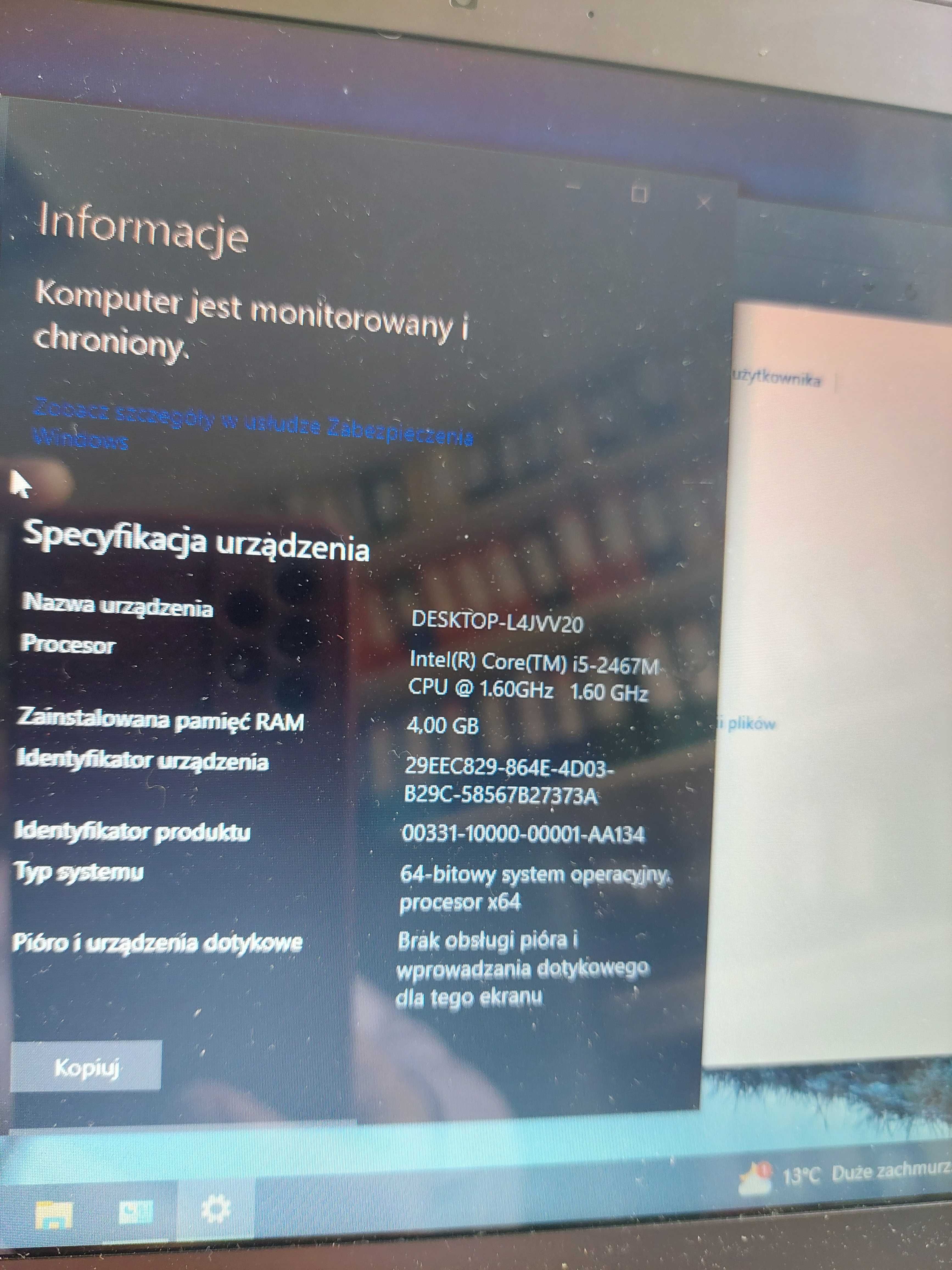 Laptop ultrabook Asus UX21 Windows 10 Pro 4/128 gb SSD Intel i5