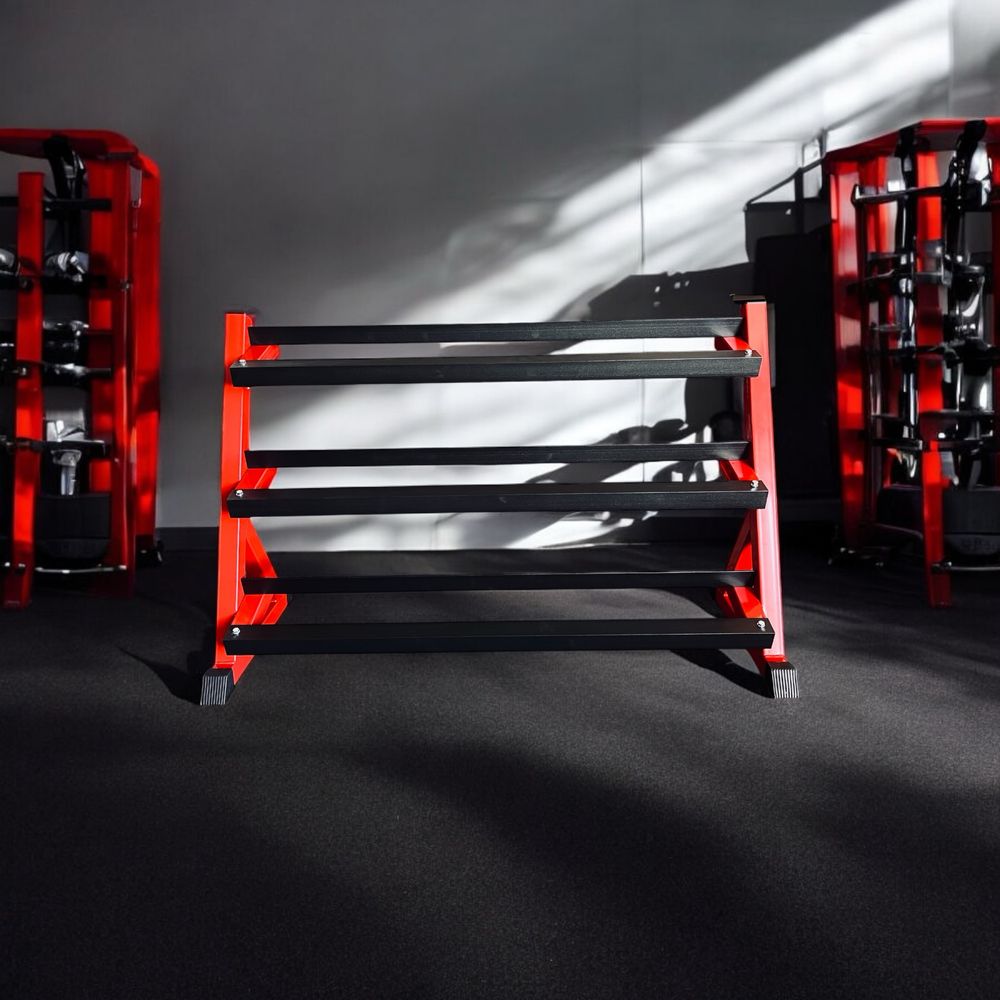 Zestaw hantli HEX 2,5-25kg co 2,5kg stojak