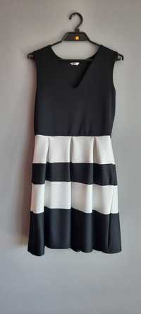 Sukienka czarno biała rozmiar 40