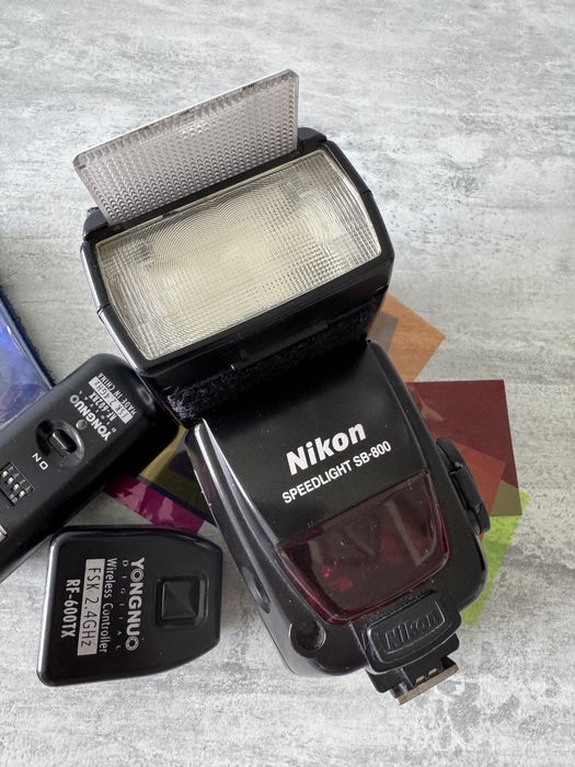 Фотоспалах SB-800  Nikon + синкронізатори +акумулятори +фільтри