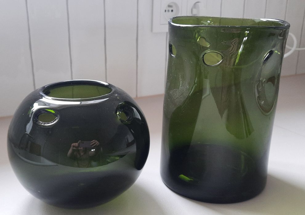 Wazon 2 sztuki home&you  zielone