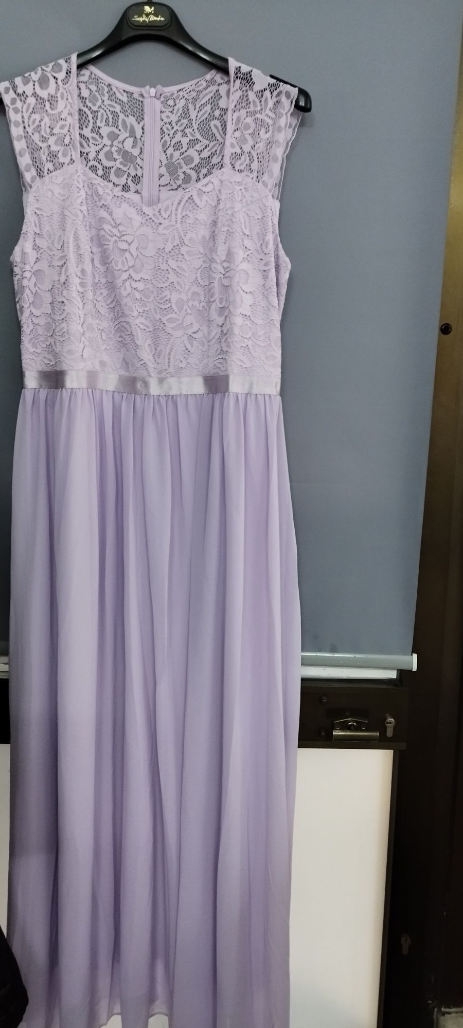 Vendo vestido comprido lilás