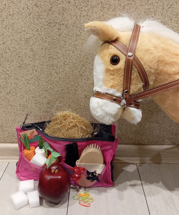 Duży zestaw dla hobby horse smakołyki smaczki akcesoria XL