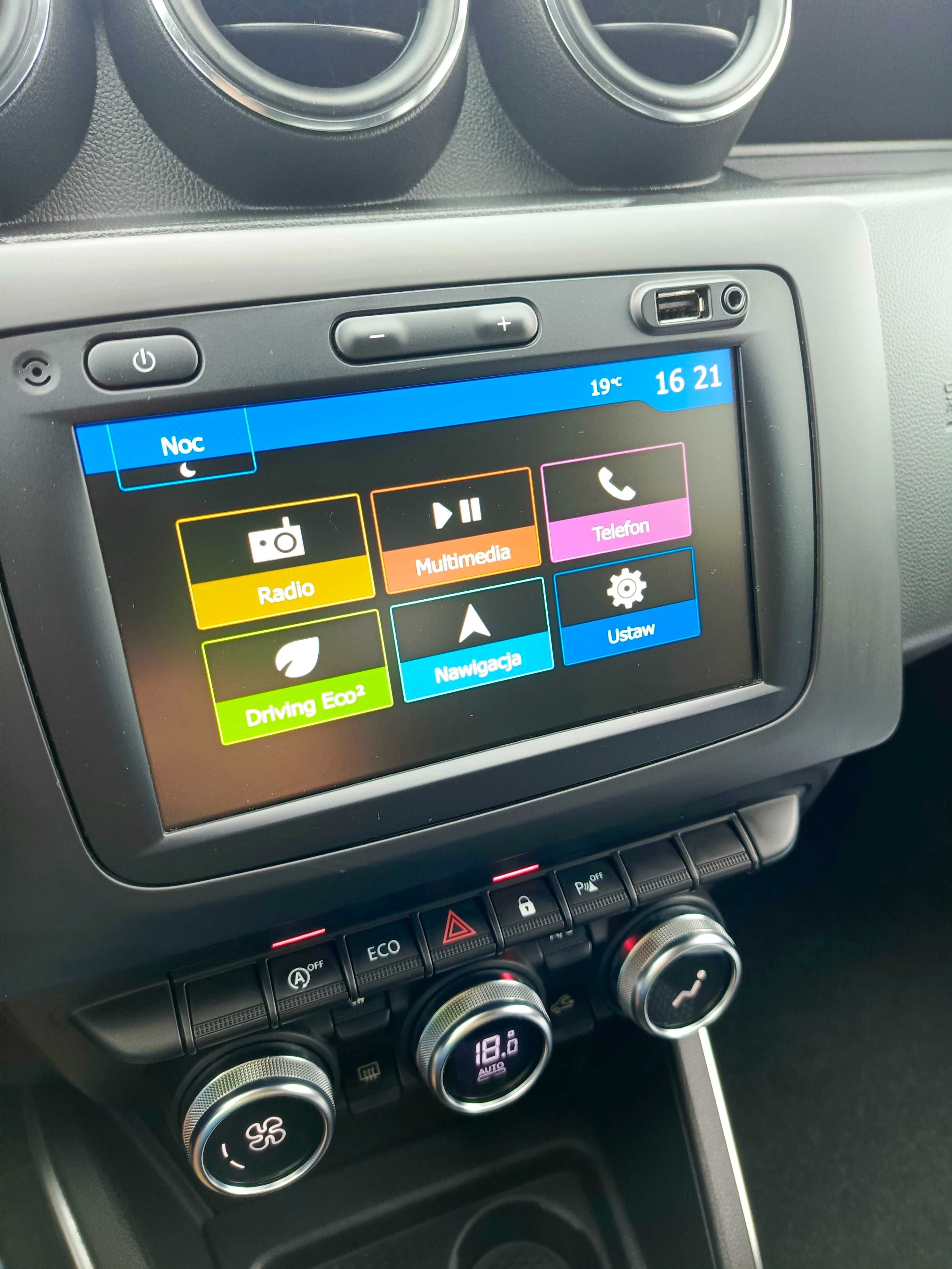 Dacia Duster II 1.6 Benzyna 115KM | 2019 | Prestige | ASO | Hak