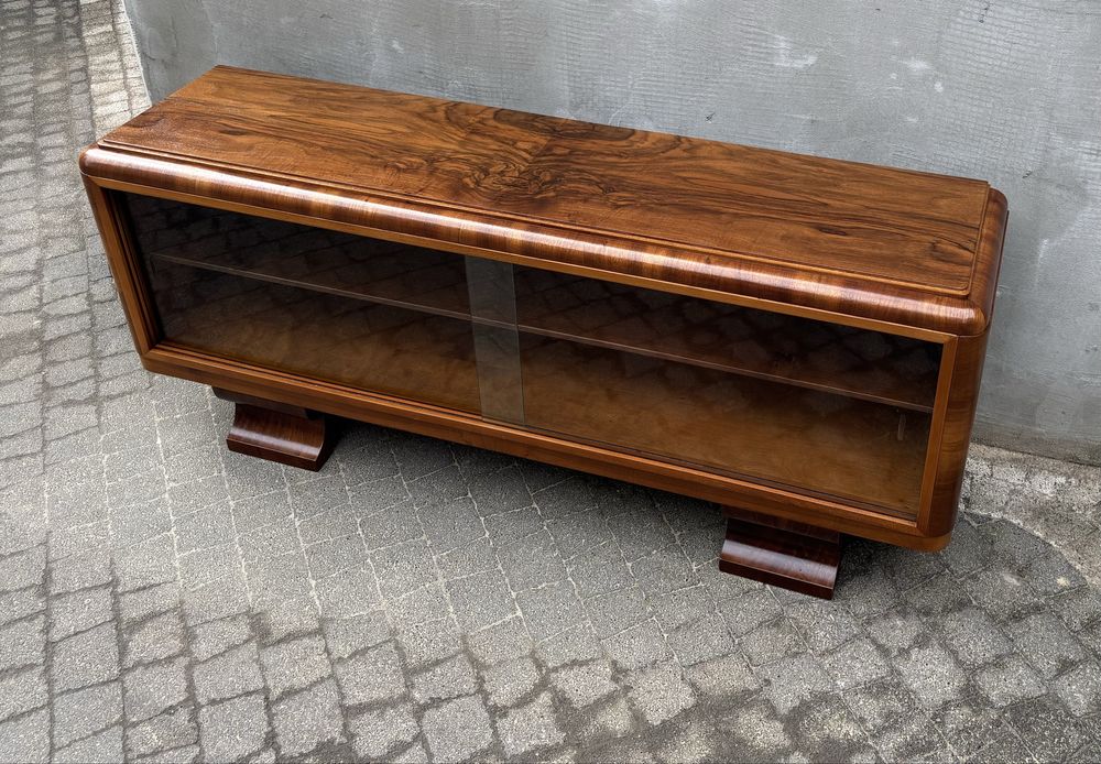 Komoda/Szafka RTV Orzech 140 Art-Deco Antyk Po Renowacji Idealna