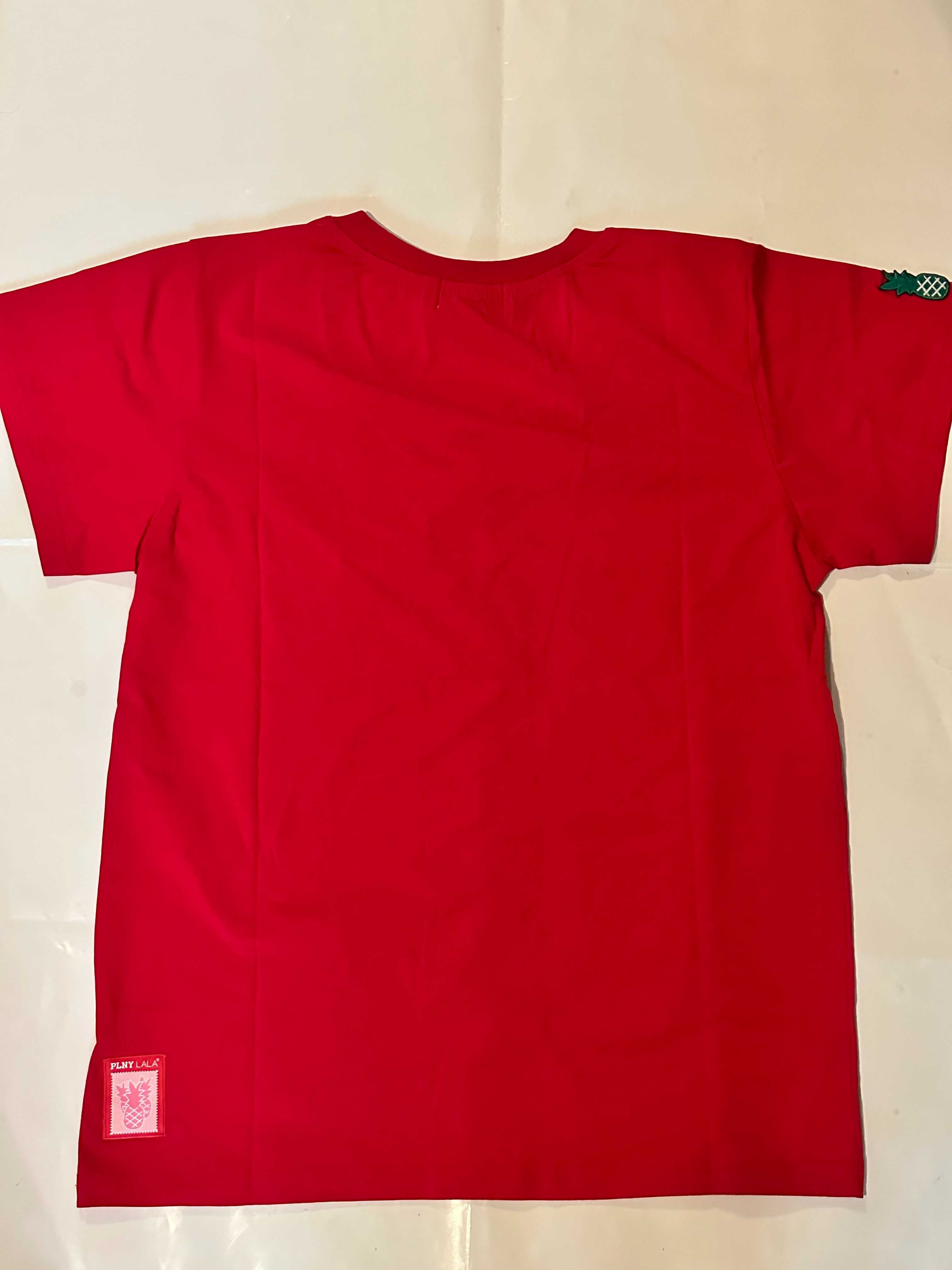 Nowa koszulka Plny Lala Pina Colada V-neck CHILLI RED