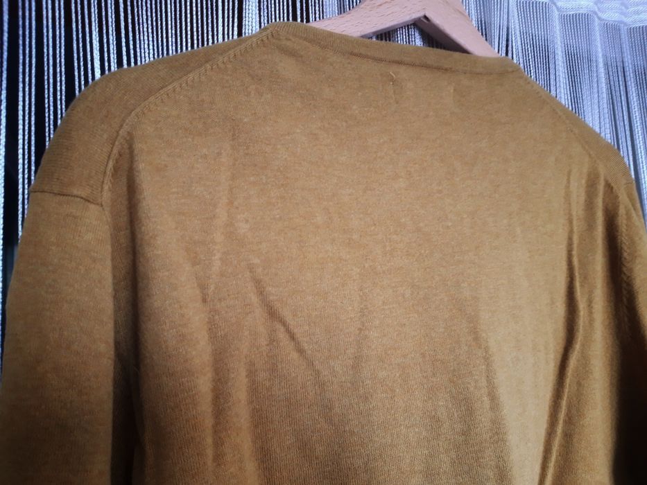 Camisola de malha de cor amarela da Marco Adireli (Tam. M, Homem) NOVA