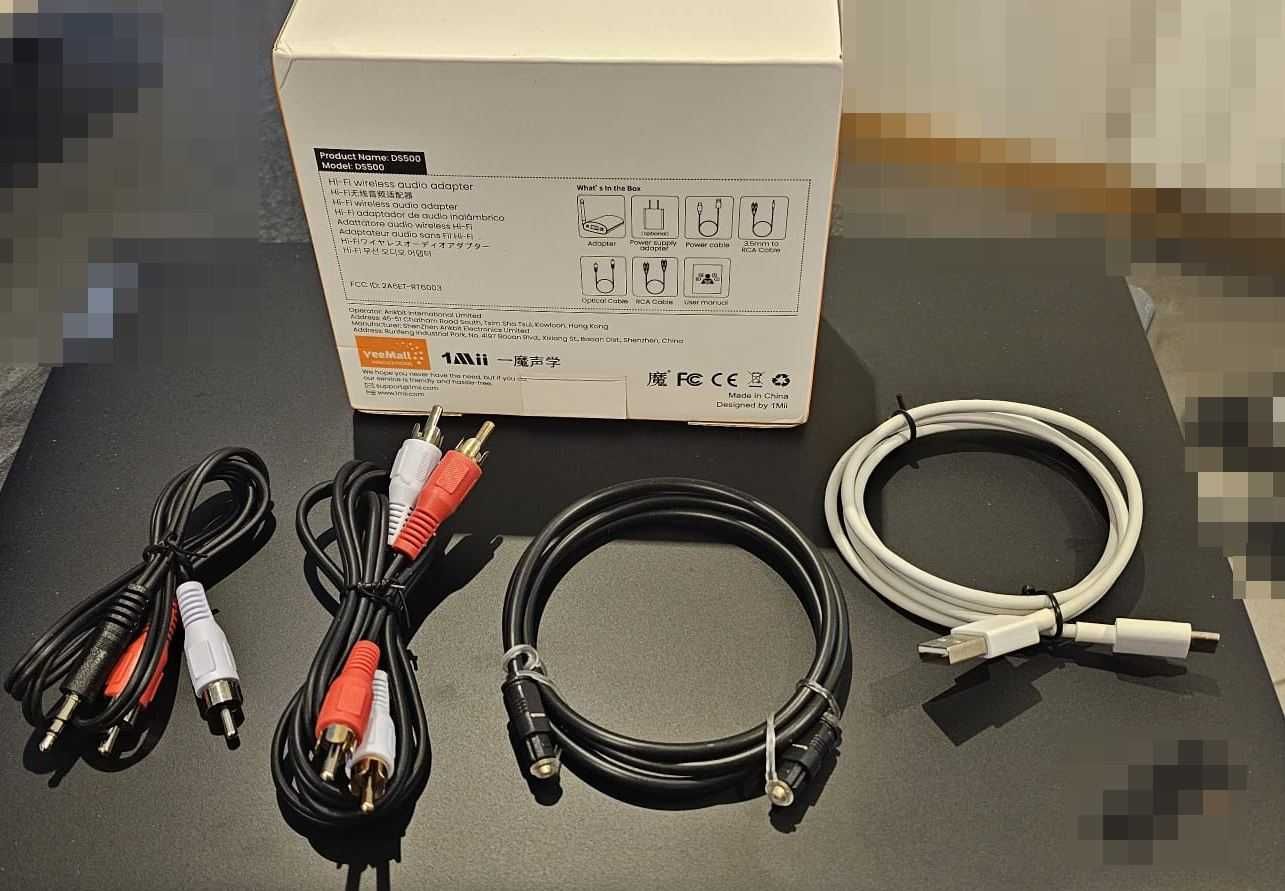 1Mii Receptor Bluetooth HiFi LDAC DS500 DAC aptX HD estado IMPECAVEL