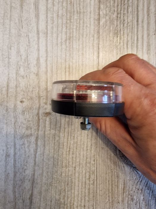 Lampka lampa rowerowa tylna na bagażnik BM Toplight Flat Plus przewód