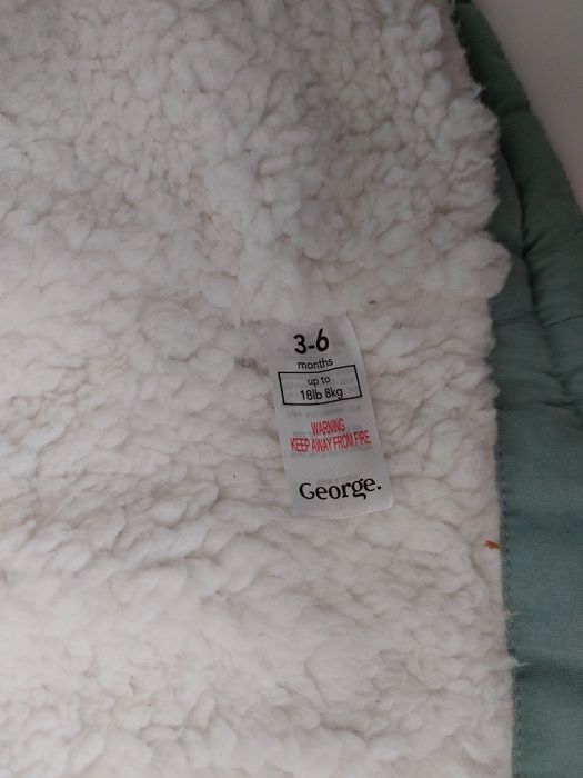 Kurtka zimowa z futerkiem George dziewczynka rozmiar 62 68