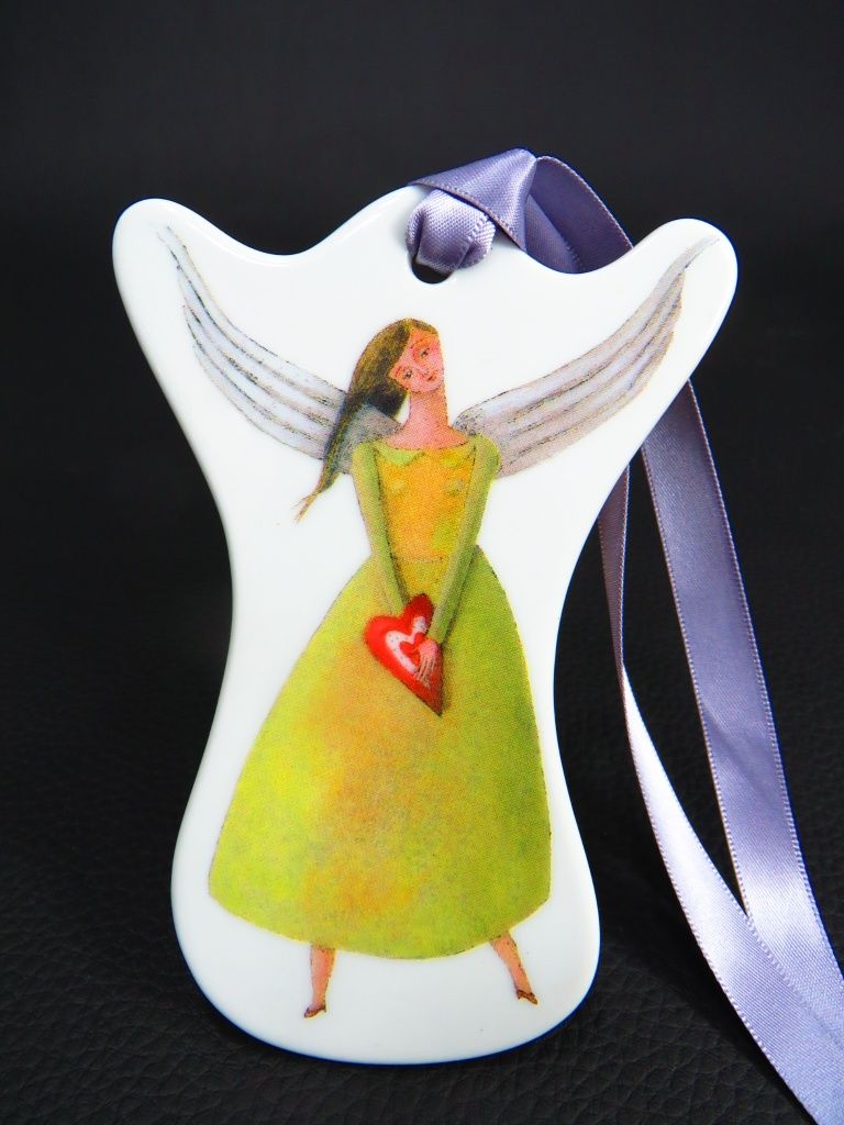 Pendente Angels verde da Vista Alegre.