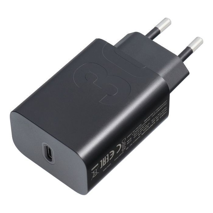 MOTOROLA oryginalna ładowarka sieciowa Typ C 30W MC309 czarna bulk