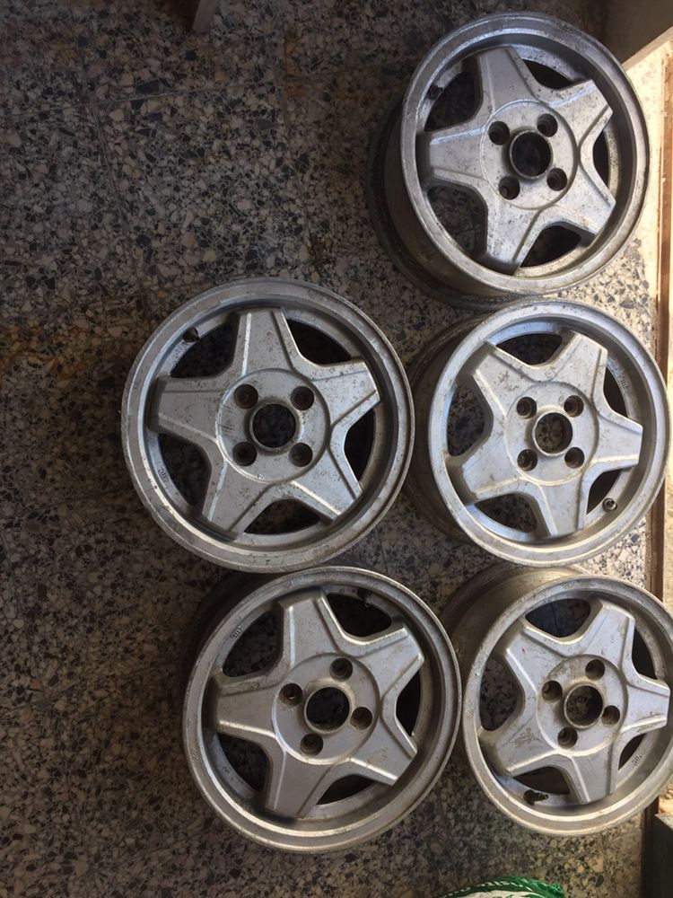 Jantes em aluminio trnho 5 jantes