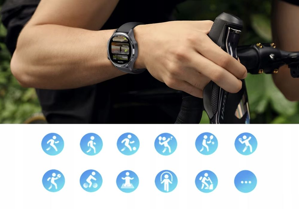 Smartwatch Gt5 Pro Amoled 46 Mm Czarna Koperta 2 Paski W Zestawie