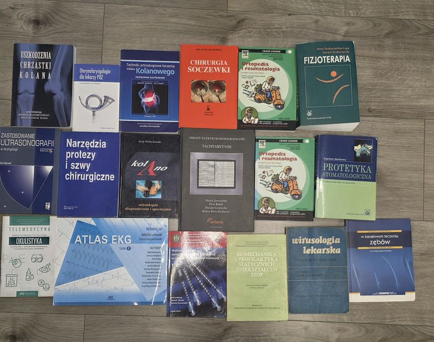 Zestaw ksiazek medycznych