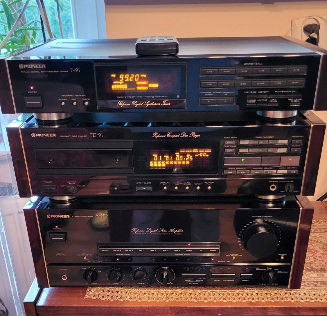 Pioneer A-91D z DAC, CD PD91, Tuner F91