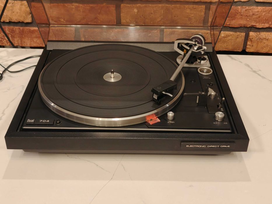 DUAL 704 ! Flagowy gramofon Direct Drive ! Shure V15 mkiii