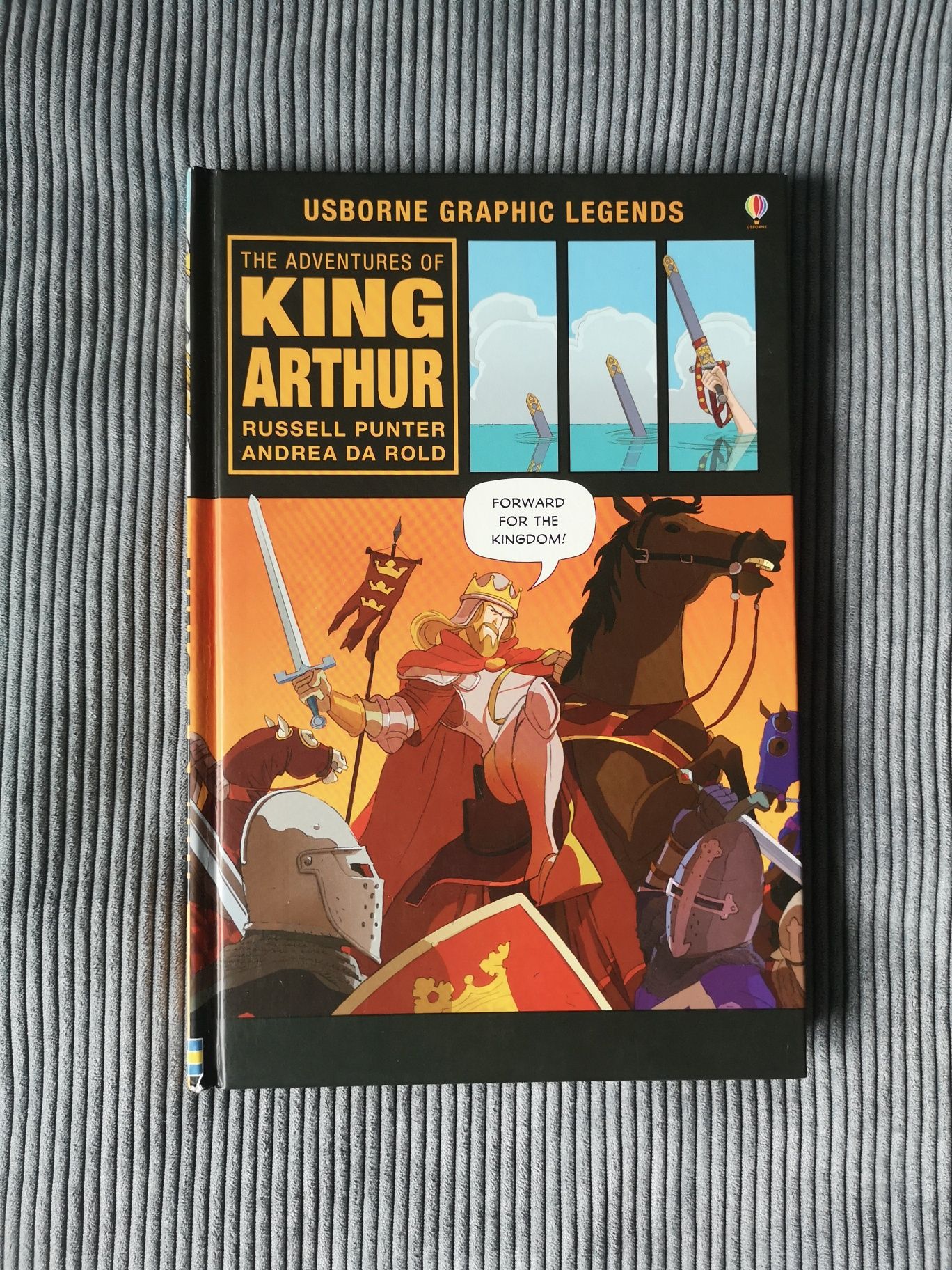 Usborne The Adventures of King Arthur komiks Król Artur