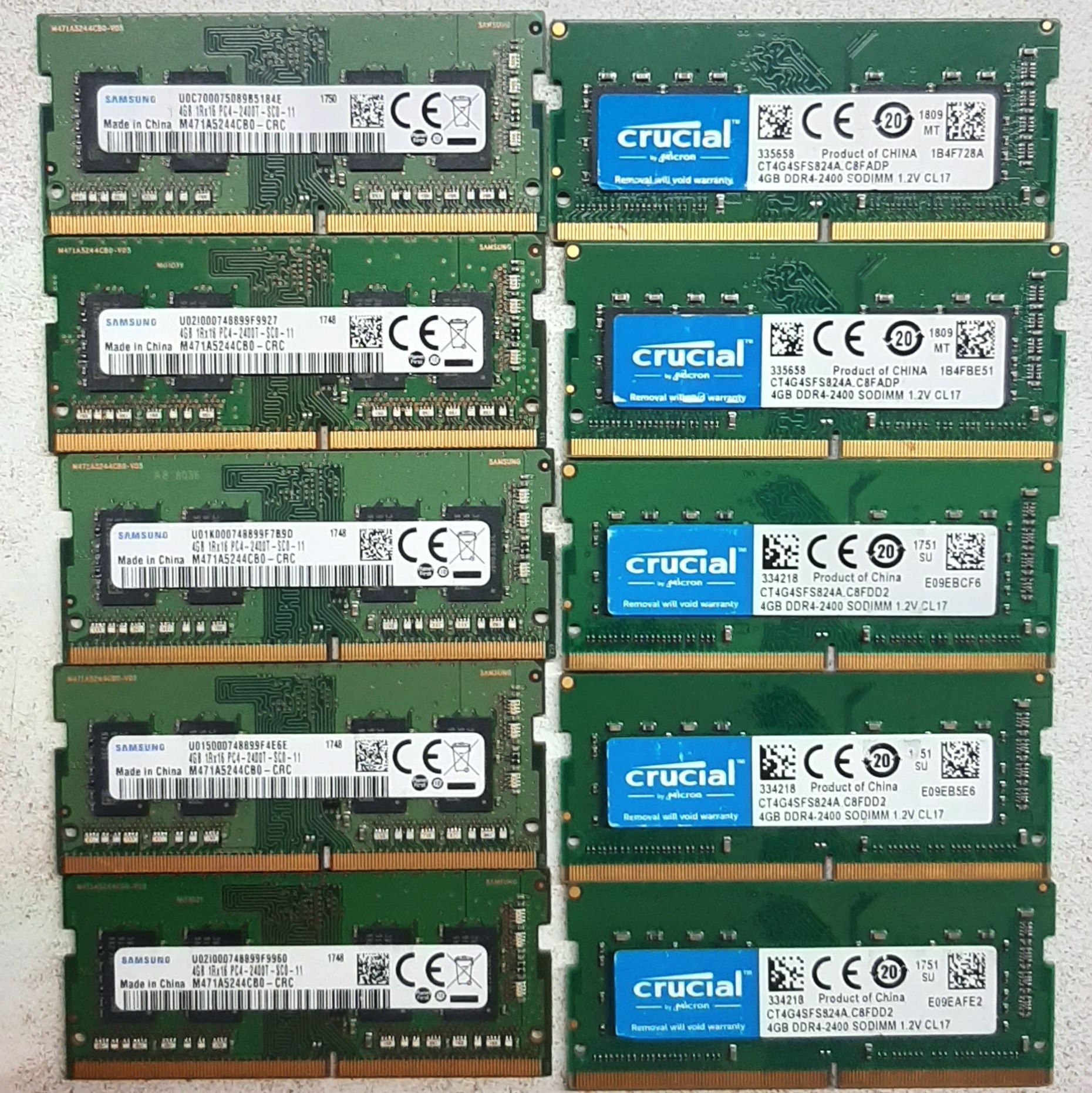 Оперативная память ОЗУ DDR4 4g 2400