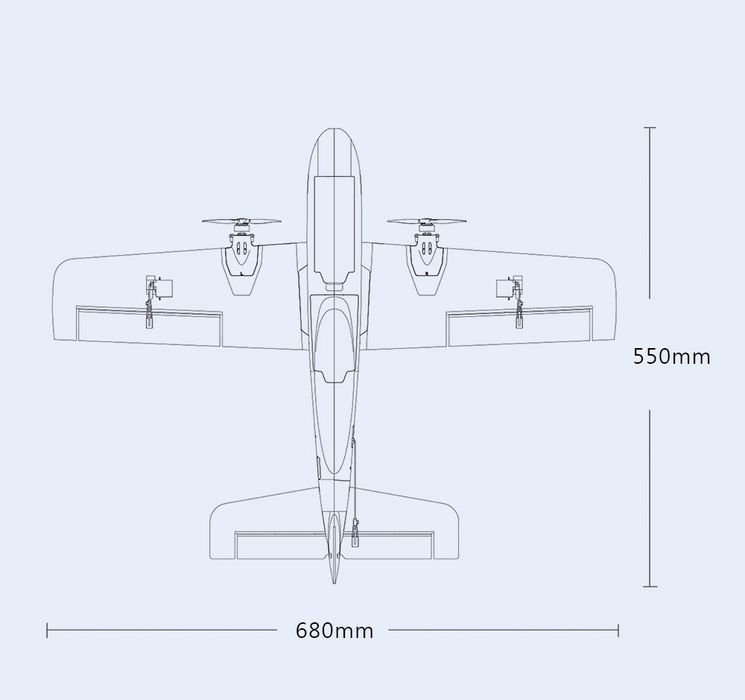 FPV літаки HEEWING T1 PRO, H1 HUNTER (комплектуючі) RM Pocket ELRS 2.4