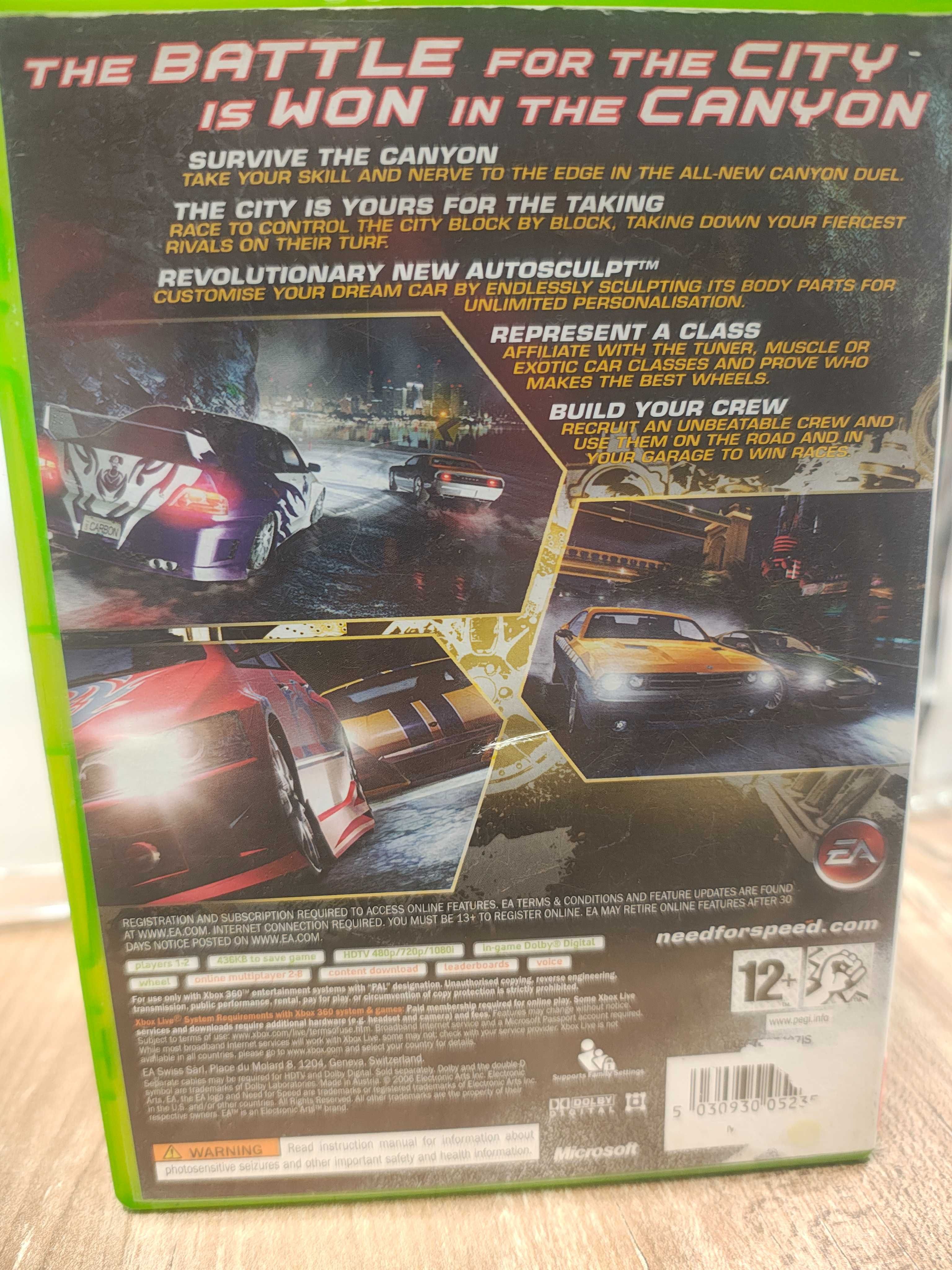 Need for Speed: Carbon Xbox 360 Wyścigi Unikat ANG SklepRetroWWA