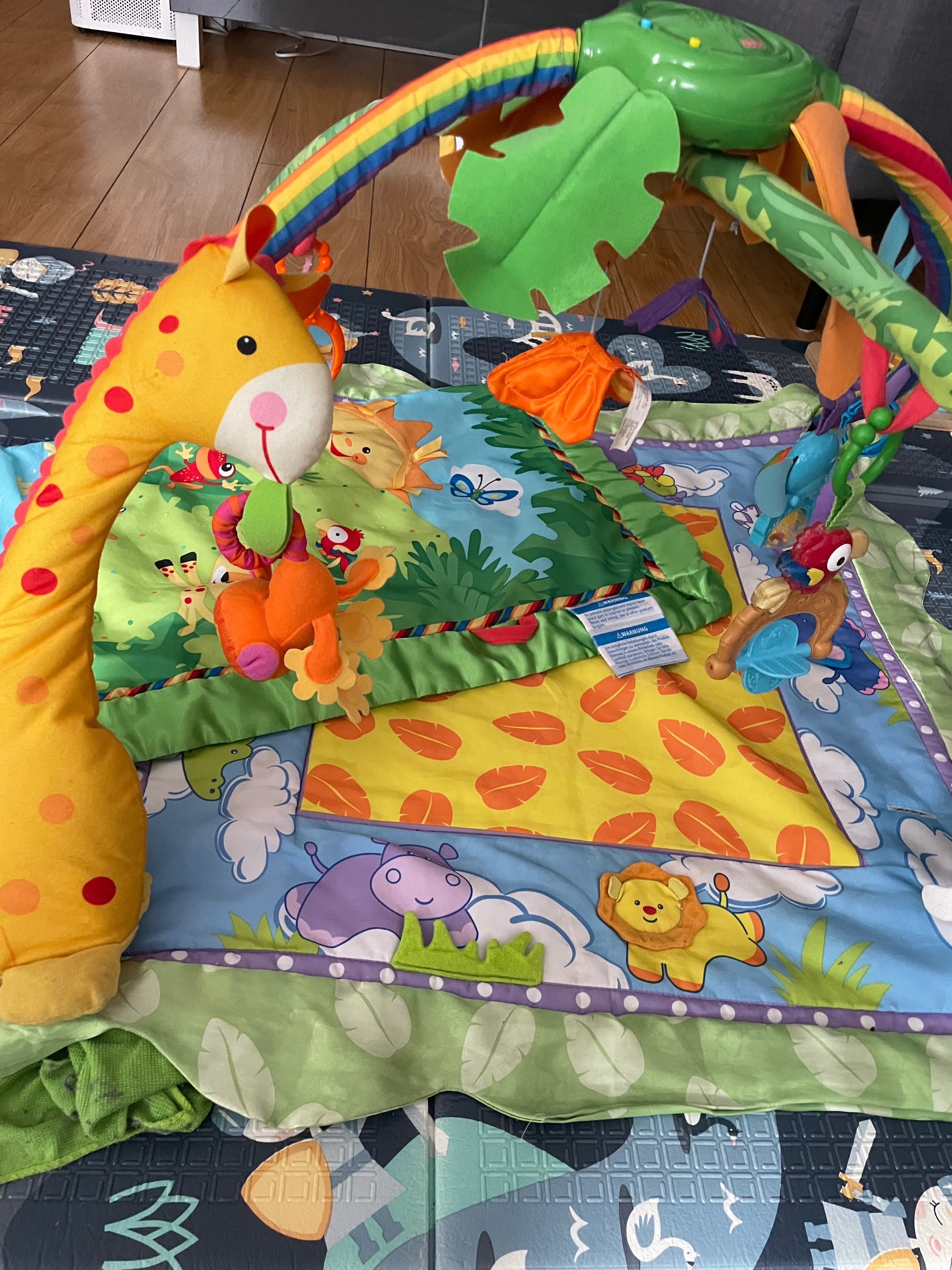 Niemowlęca Mata Fisher price jungle tropikalny las