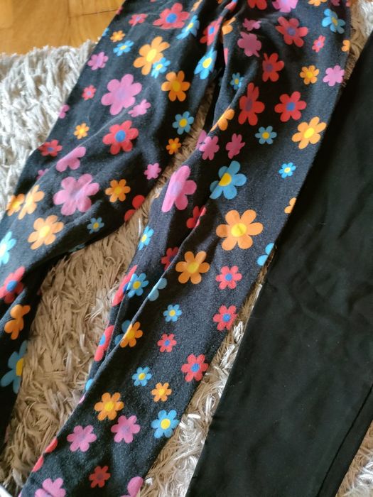 Zestaw spodni legginsów dziewczęcych