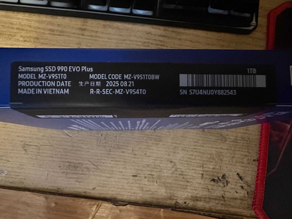 SSD M.2 2280 1TB 990 EVO Plus Samsung (MZ-V9S1T0BW)