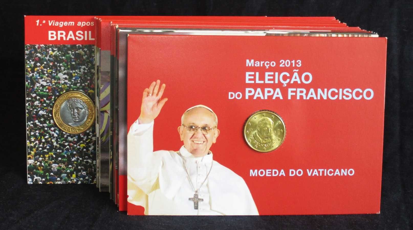 Moedas Colecção Philae Viagens do Papa Francisco