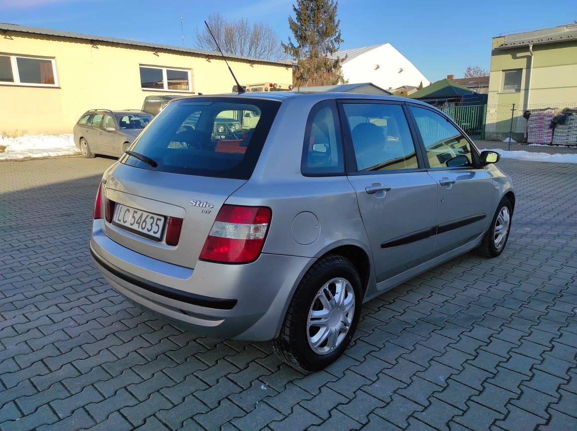 Fiat Stilo 1.6 Benz 2002r. 11 lat w jednych rękach Brak rdzy