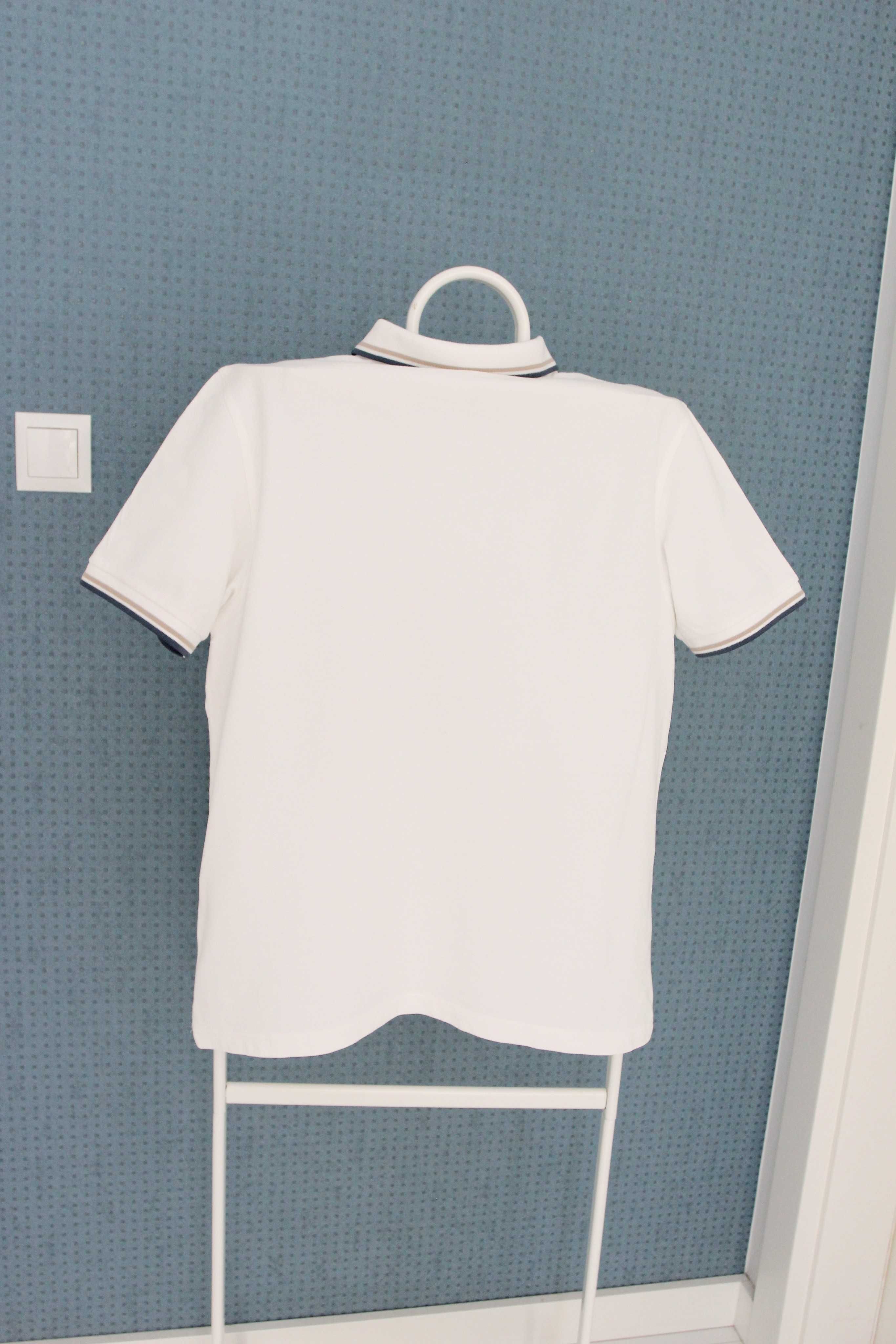 Fred Perry polo bez wad czysta biel L