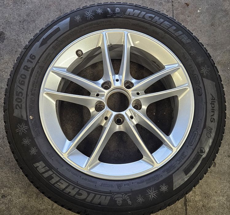 4x Felgi aluminiowe MERCEDES OE 6.5 x 16 5x112 ET44 / A-Klasa B-Klas