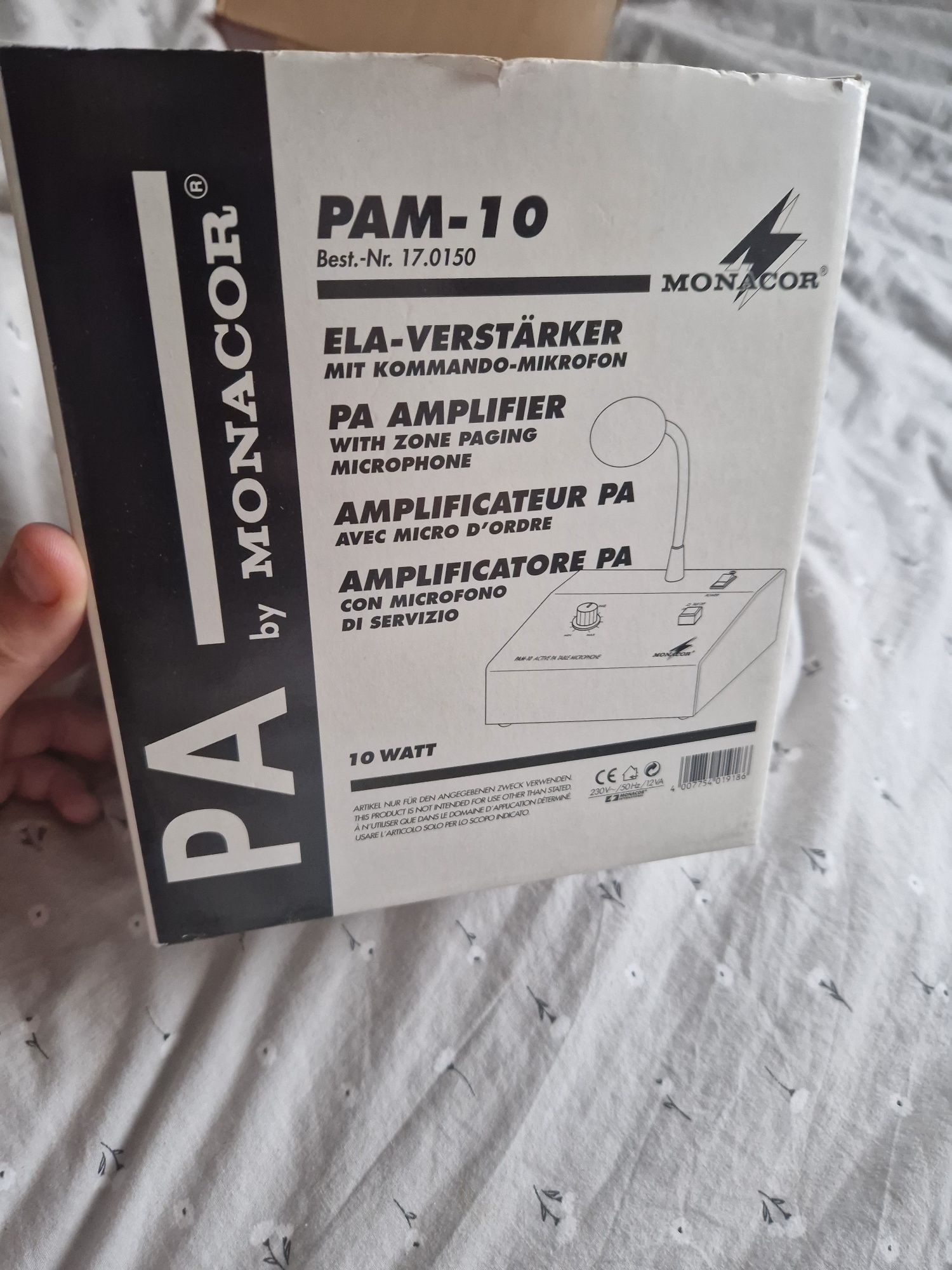 Monacor PAM-10 Wzmacniacz ELA 10 W