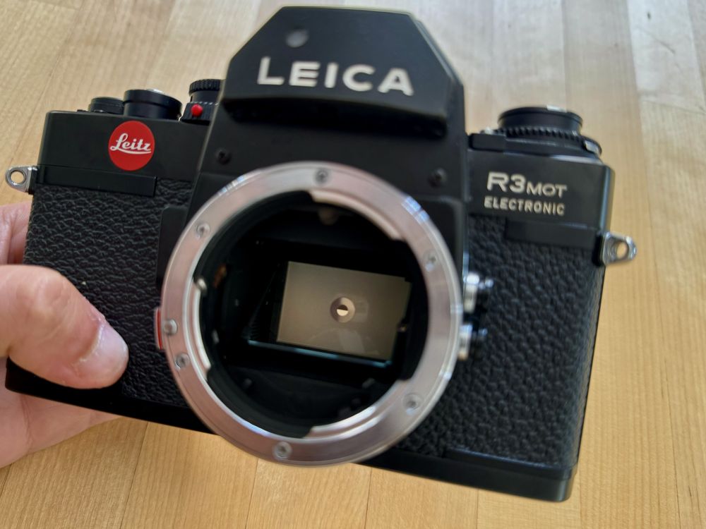 Leica R3MOT + Summicron 50mm F/2 + Grip Original