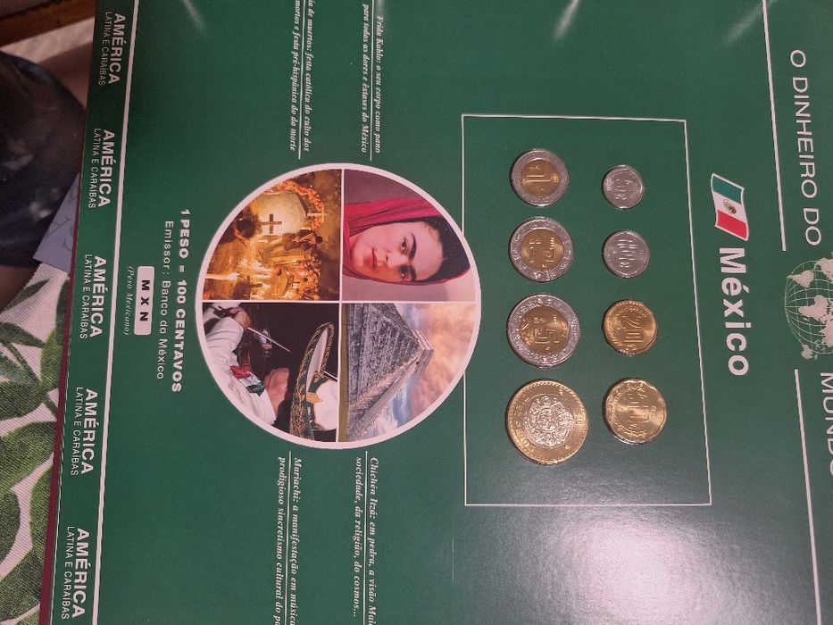 Colecção moedas  do mundo 10 paises não  circuladas