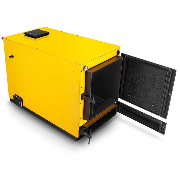 Piec na słomę i drewno biomasę TERMOMONT BTK 40kW rolniczy przemysłowy