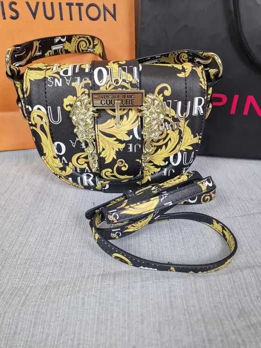 Torebka damska Versace kuferek listonoszka