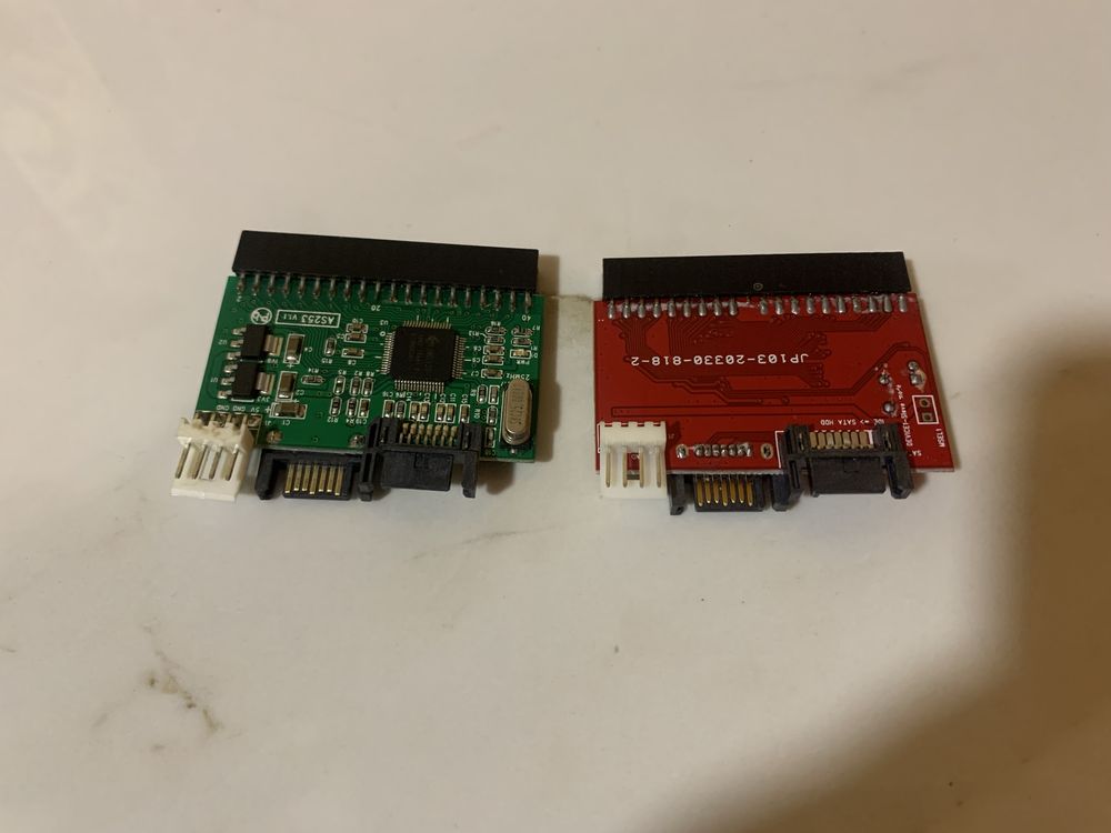 Переходник  2в1 ide sata / sata ide адаптер + кабель питания и Sata
