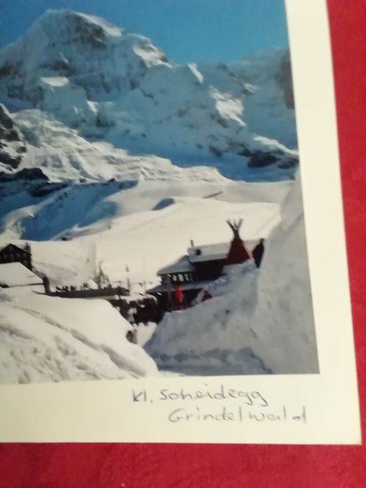 Postal com foto de Grindelwald, Suiça